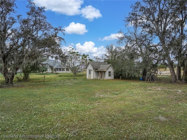 view of yard