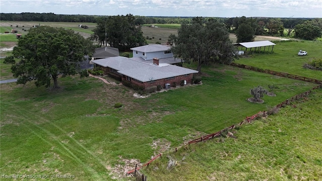 view of rural area featuring a pastoral area