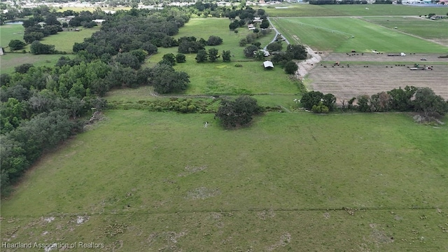 aerial view of property and surrounding area with rural landscape