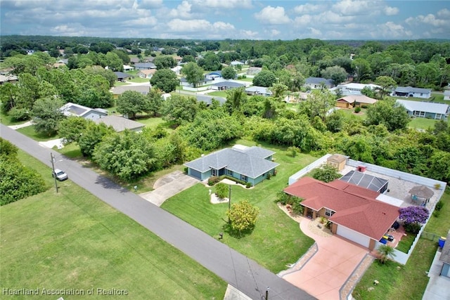 birds eye view of property featuring a residential view