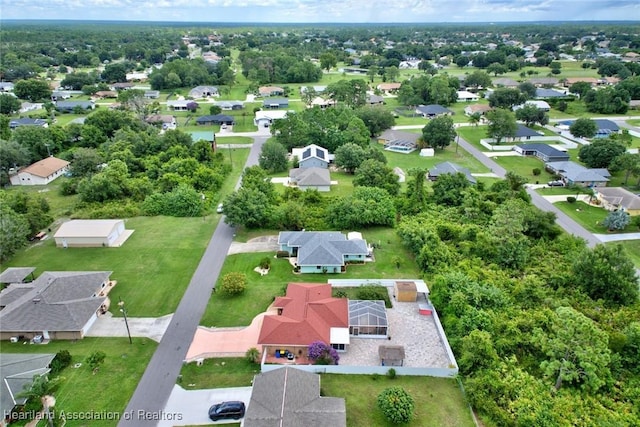 drone / aerial view featuring a residential view