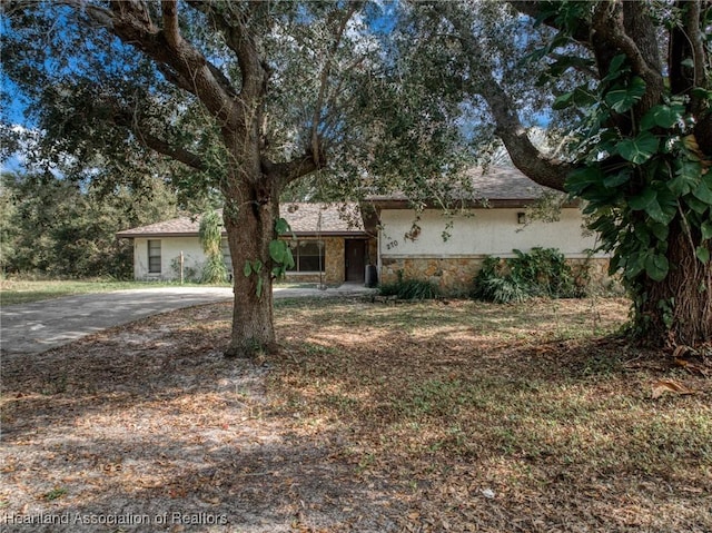 view of front of home