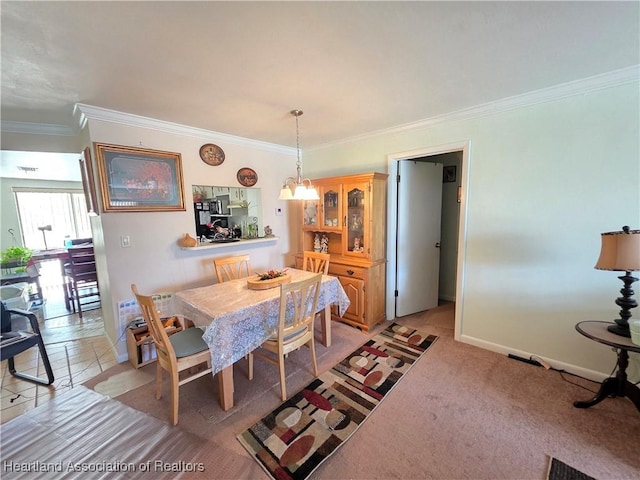 4618 Lafayette Ave, Sebring, FL 33875 - dining room featuring ornamental molding and baseboards