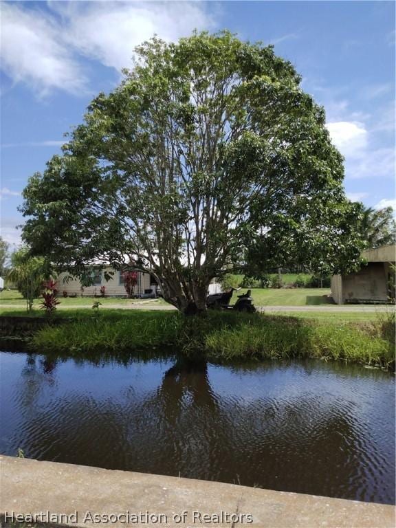 view of water feature