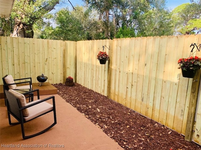 1723 Amber Ln, Lake Placid, FL 33852 - view of patio / terrace with a fenced backyard