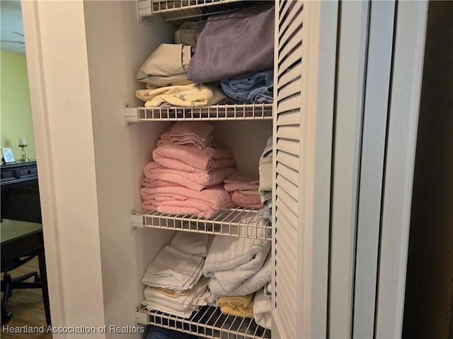 view of closet