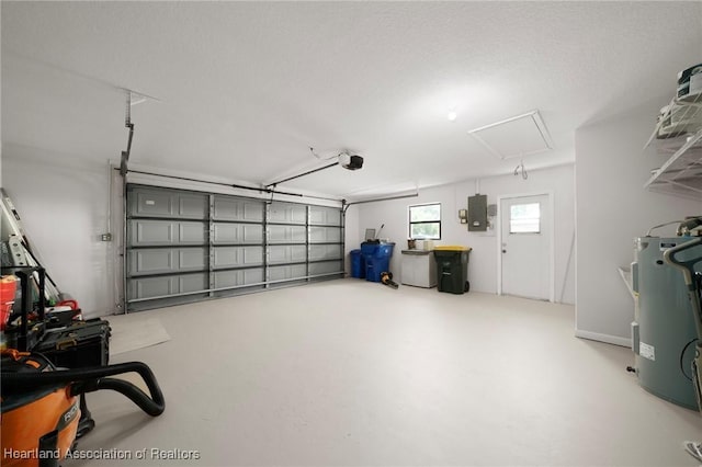 245 Lake Blvd, Sebring, FL 33875 - garage with electric water heater and electric panel