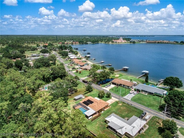 245 Lake Blvd, Sebring, FL 33875 - drone / aerial view of a nearby body of water