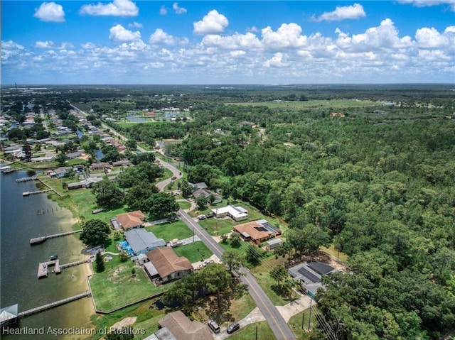 245 Lake Blvd, Sebring, FL 33875 - aerial overview of property's location featuring a large body of water and a forest