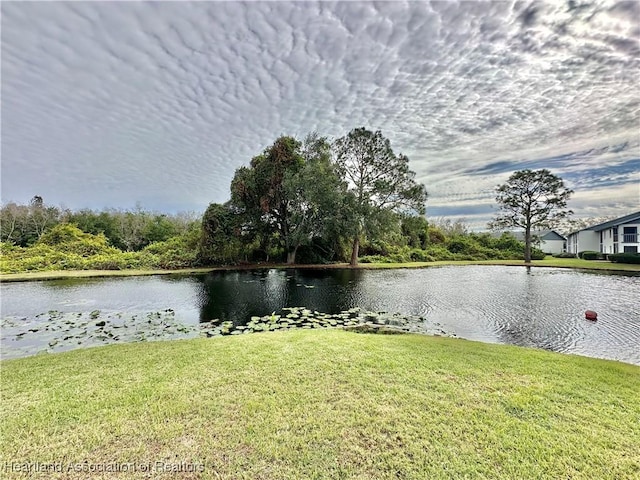 view of water feature