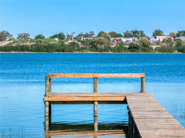 1622 Dinner Dr, Sebring, FL 33870 - view of dock featuring a water view