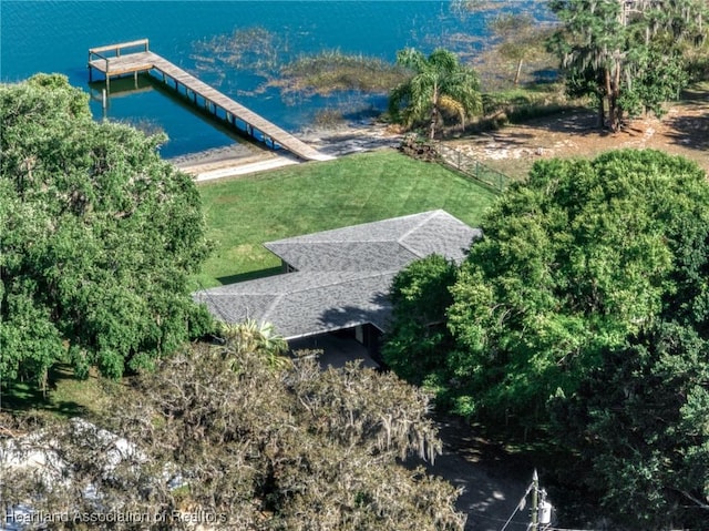 1622 Dinner Dr, Sebring, FL 33870 - birds eye view of property with a water view