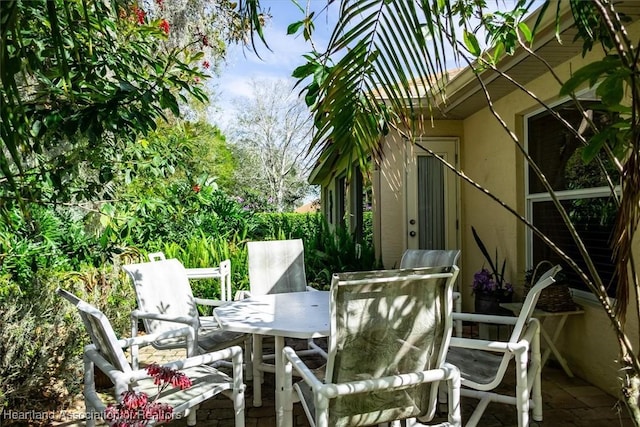 view of patio / terrace with outdoor dining area