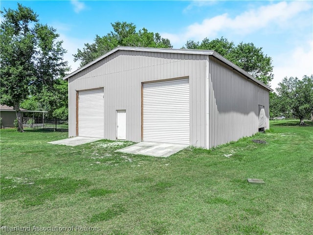 1954 Heard Rd, Wauchula, FL 33873 - detached garage with fence