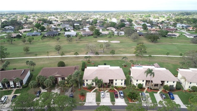 aerial view featuring a residential view