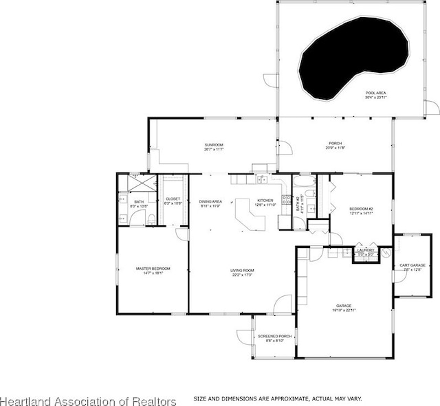 1904 Mulligan Rd, Sebring, FL 33872 - home floor plan