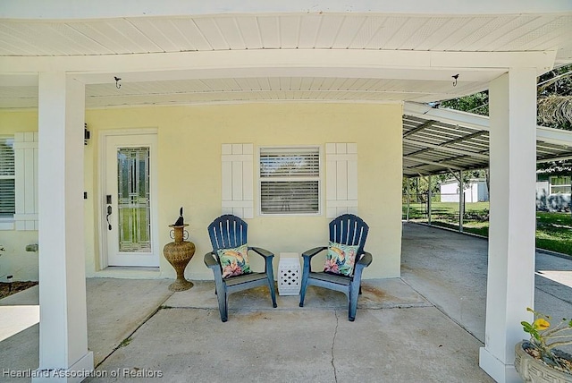 view of patio