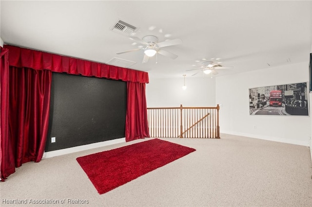 3038 Cedora Ter, Sebring, FL 33870 - carpeted spare room with a ceiling fan and baseboards
