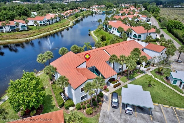 4915 Casablanca Cir Unit H22, Sebring, FL 33870 - aerial perspective of suburban area featuring a large body of water