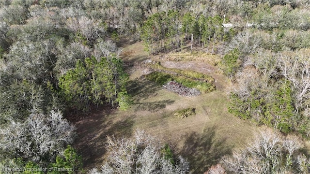 aerial view with a view of trees