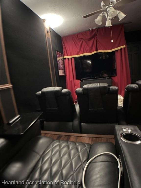 131 Temptation Ct, Lake Placid, FL 33852 - home theater room with ceiling fan