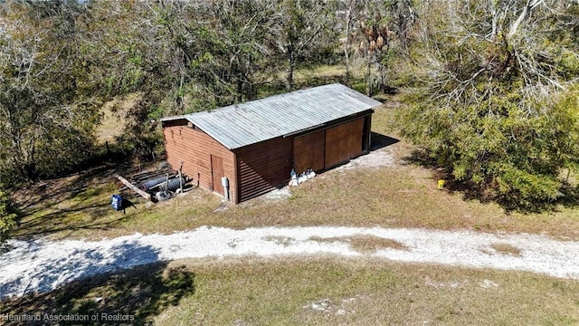 view of outbuilding