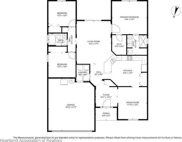 4703 Benton St, Lake Wales, FL 33859 - floor plan / room layout