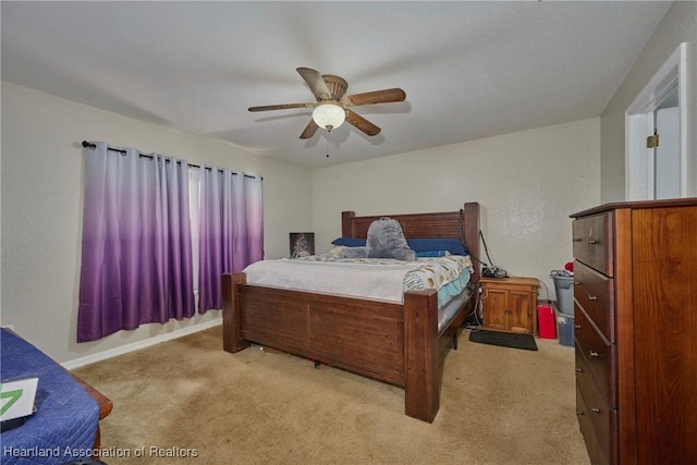 4703 Benton St, Lake Wales, FL 33859 - bedroom featuring light colored carpet and ceiling fan