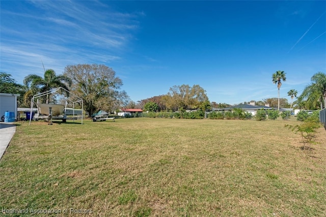 view of yard