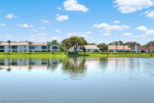 water view featuring a residential view