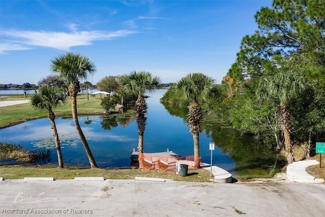 property view of water