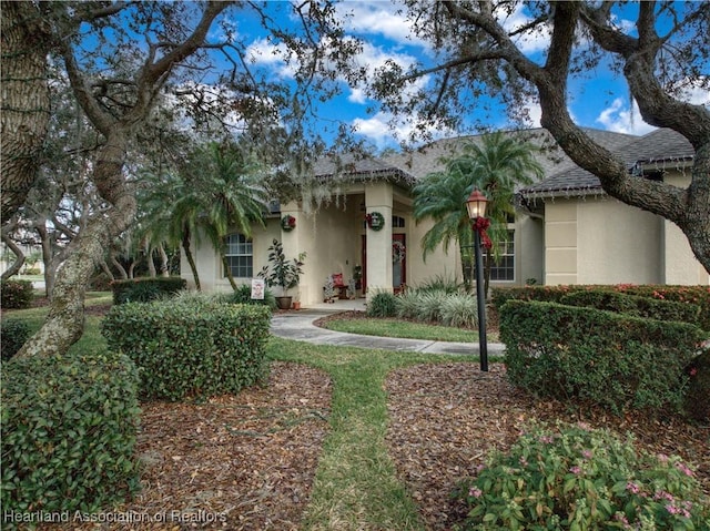 view of front of home