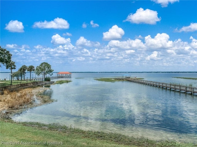 property view of water