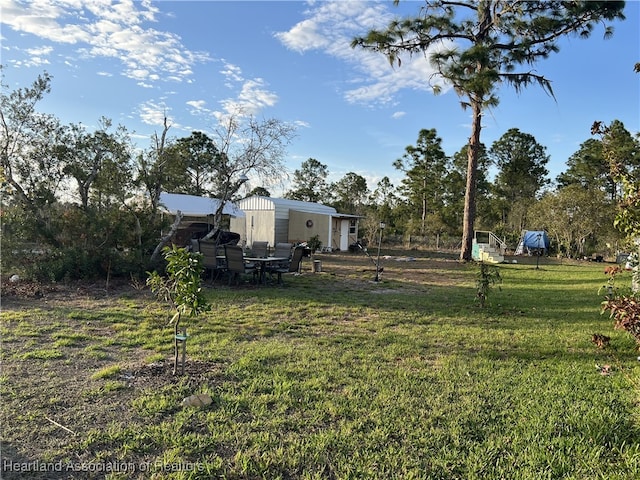 view of yard