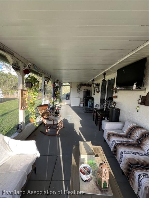 view of patio / terrace with outdoor lounge area