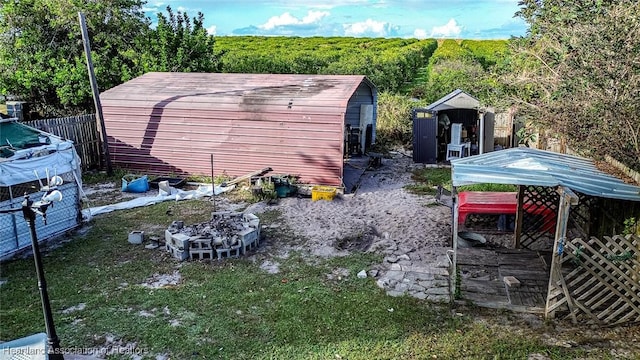 view of outbuilding