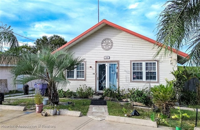 view of bungalow-style home