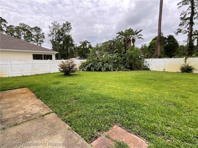 view of yard