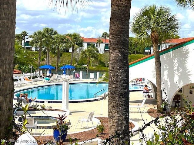 view of community pool