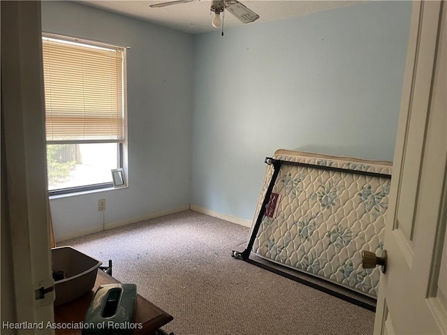 16 Notre Dame St, Lake Placid, FL 33852 - carpeted spare room with baseboards and ceiling fan