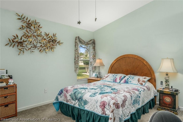 bedroom with carpet flooring