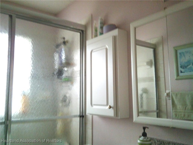 full bath with a shower stall and plenty of natural light