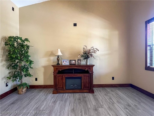 interior space featuring light hardwood / wood-style floors