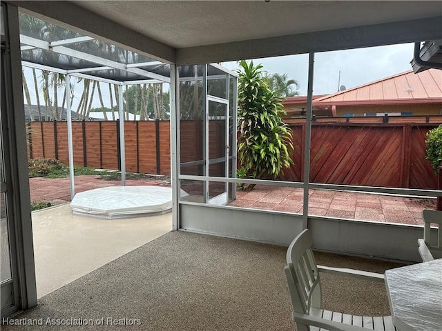 1704 Palm St, Sebring, FL 33870 - view of unfurnished sunroom