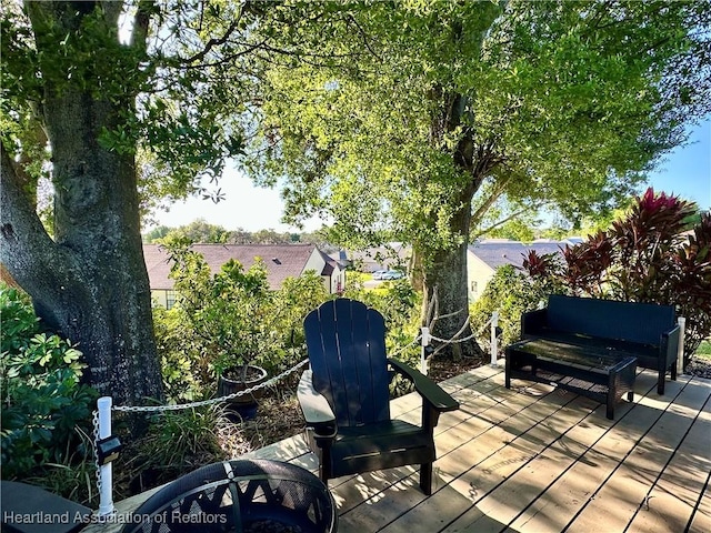 view of patio / terrace featuring a deck