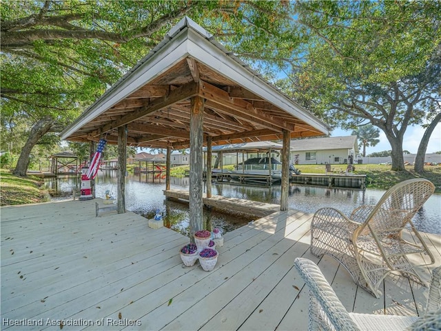 112 Eventide Ave, Lake Placid, FL 33852 - dock area featuring a water view