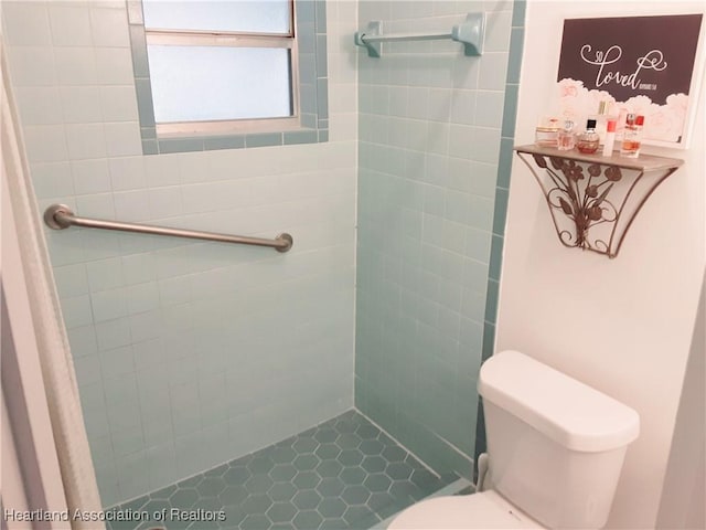 200 Robin Ave, Sebring, FL 33870 - bathroom with toilet and a tile shower