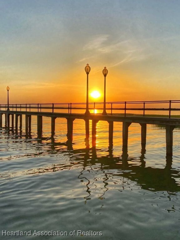2131 Lakeview Dr Unit 106, Sebring, FL 33870 - dock area with a water view