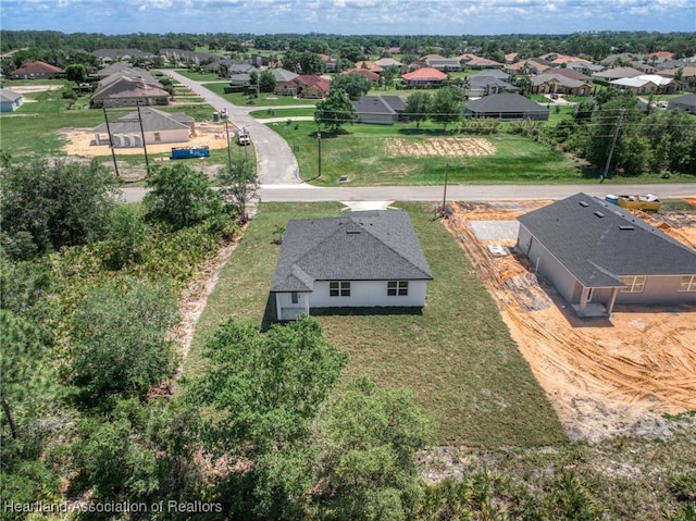 aerial perspective of suburban area