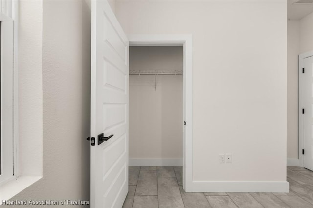 view of closet